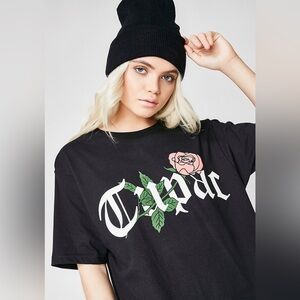 Vintage-Inspired 2Pac Rose Graphic Tee – Size XL